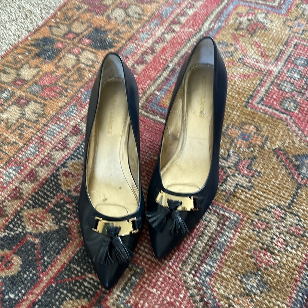 Navy Audrey brook kitten heels size 11